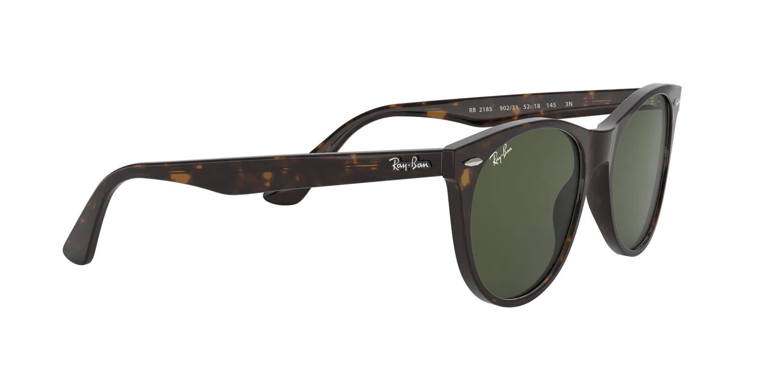 Ray-Ban Wayfarer Ii 2185 Sunglasses - Havana On Trasparent Light Bro - view 11